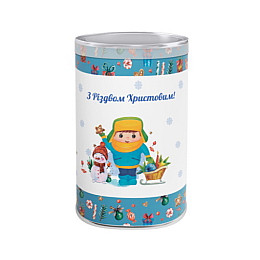 Новогодний подарок в пластиковой упаковке №1 300 г. (Стандарт)