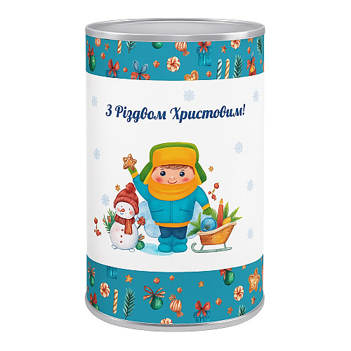 Новогодний подарок в пластиковой упаковке №1 300 г. (Стандарт)