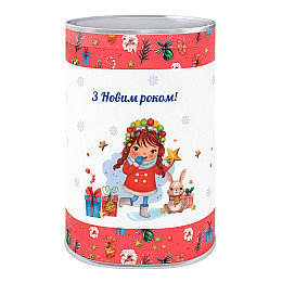 Новогодний подарок в пластиковой упаковке №3 300 г. (Премиум)