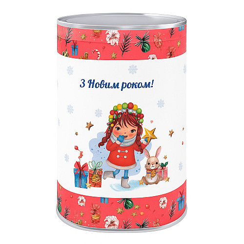 Новогодний подарок в пластиковой упаковке №3 300 г. (Премиум)