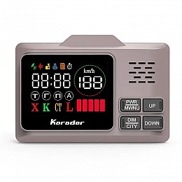 Антирадар сигнатурний Karadar PRO-980 Signature з 2.4" дисплеєм GPS радар-детектор з озвучкою (100908)