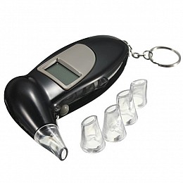 Персональный алкотестер с мундштуками Digital Breath Alcohol Tester