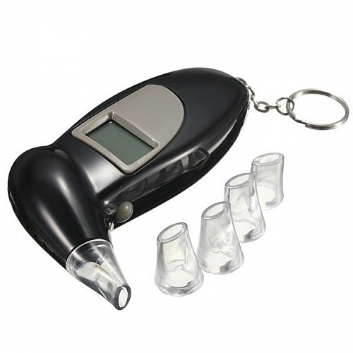 Персональный алкотестер с мундштуками Digital Breath Alcohol Tester