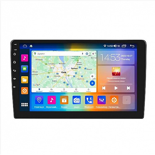 Магнітола 2 din Lesko W-09 екран 9" IPS Prime 4/64 CarPlay 4G Wi-Fi GPS Android 11 Охолодження 8 ядер