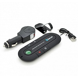 Bluetooth гарнітура для автомобіля з гучним зв'язком Voltronic PIX-LINK LV-B08 Black (15261-hbr)