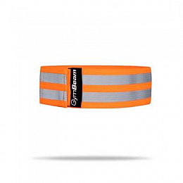 Світловідбиваючий браслет пов'язка на руку GymBeam з рефлектором кислотно-оранжевий