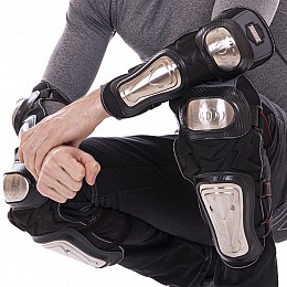 Комплект мотозахисту (коліно, гомілка + передпліччя, лікоть) 4шт PROMOTO PM-5 (PT1615)