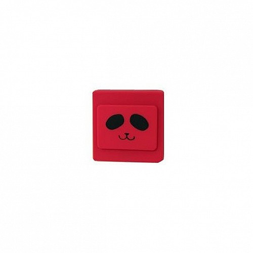 Защитная накладка на выключатель Shiny KG033 8.5х8,5 см Красный