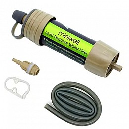 Портативный фильтр для воды туристический переносной Miniwell L630 TY-9896 хаки
