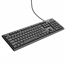 Проводная USB клавиатура Hoco GM23 Plug Play 1.45 m Черный
