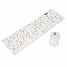 Бездротова клавіатура та миша К06 Білий (300445)