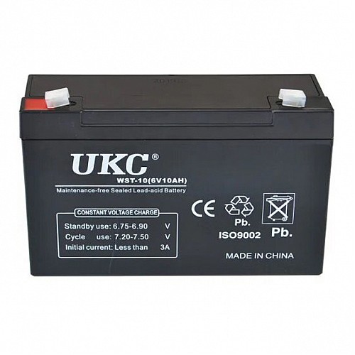 Аккумулятор UKC Battery WST-10 6V 10Ah
