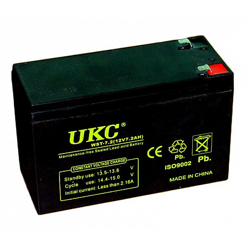Аккумулятор UKC 12V 7.2Ah WST-7.2 RC201502