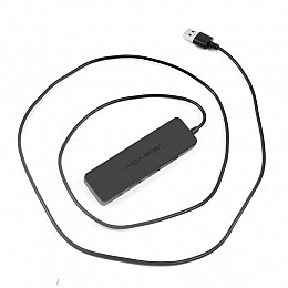 USB hub Acasis AB3-L412 на 4 порта USB 3.0, 120 см Черный