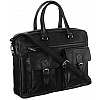 Чоловіча шкіряна сумка-портфель для ноутбука до 14 дюймів Always Wild Чорний (LAP15602NDM)