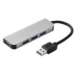 Концентратор USB-хаб RIAS BYL-2013U 4 порта USB 3.0 Silver
