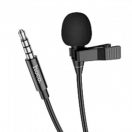 Петличний мікрофон HOCO L14 3.5 Audio Чорний