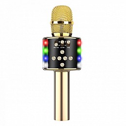 Караоке мікрофон D168 Золотий (237)