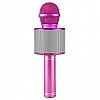 Бездротовий караоке мікрофон Wster WS 858 Рожевий (115)