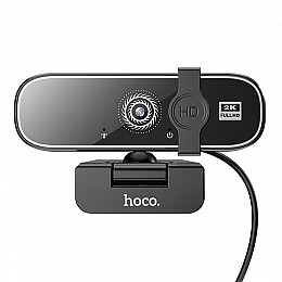 Веб камера для компьютера с микрофоном HOCO GM101 2KHD 4Mpx Black