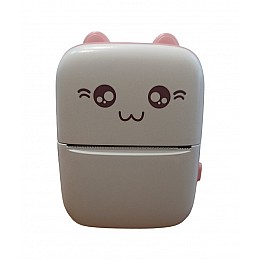 Термопринтер дитячий портативний з термодруку Jetix Portable Mini Printer MX06 Рожевий