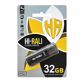 Флеш пам'ять Hi-Rali Stark USB 2.0 32GB Black