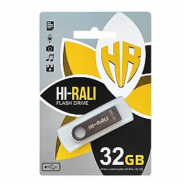 Флеш пам'ять Hi-Rali Shuttle USB 2.0 32GB Black