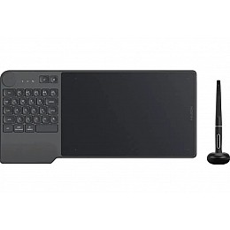 Графический планшет Huion Inspiroy Keydial KD200 Bluetooth 5.0 рабочая область 226 x 143 мм Серый