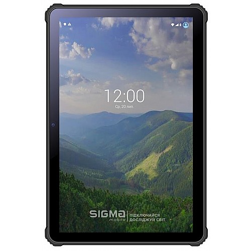 Планшетний ПК Sigma mobile Tab A1025 4G Dual Sim Чорний-Помаранчевий