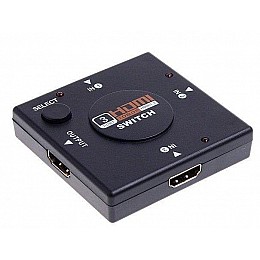 Перехідник моніторний Value HDMI 3x1 (Switch) Selector 1080p ручний Pas чорний (78.01.4350)