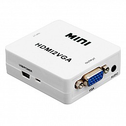 Конвертер видеосигнала Adenki HDMI 2 VGA (77-00255-02)