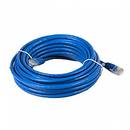 Патч-корд RJ45 9м BTB сетевий кабель UTP CAT5e 8P8C, LAN, синій