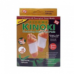 Пластир для детоксикації Kinoki Cleansing Detox Foot Pads Gold (10541-hbr)