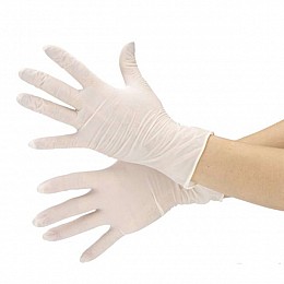 Перчатки латексные опудренные Medicom L 50 пар Белый (MR56847)