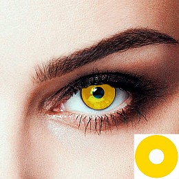 Лінзи контактні Seta Decor кольорові жовті (8414)
