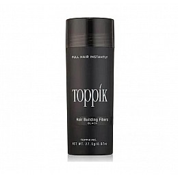 Загуститель для волос пудра Toppik Hair Building Fibers черный black 27.5 г (b-01)