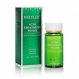 Тонік для лікування акне шкіри обличчя BREYLEE Acne Treatment Toner 100 мл (8068-41806)