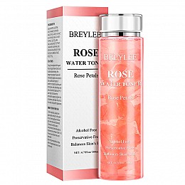 Тонер BREYLEE Rose Water Toner 200 мл для лица успокаивающий кожу