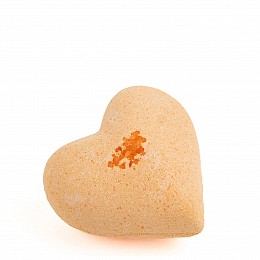 Бомбочка-сердце для ванни Dushka Orange romantic 150 г