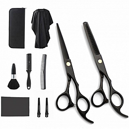 Набір професійних парикмахерських ножиць Lantoo + аксесуари 10 шт (LFJ-133)