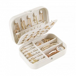Шкатулка Casegrace SP-01161 White 16*11*5 см для украшений и ювелирных изделий портативная (12182-67699)