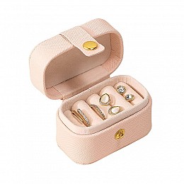 Шкатулка Casegrace SP-01244 Pink 6,6*4*4,7 для колец и ювелирных изделий портативная компактная (12186-67709)