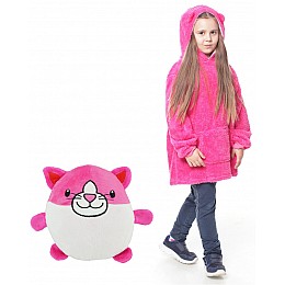 Худи-трансформер для дівчаток Huggle Pets Кошечка Рожевий (3_00796)