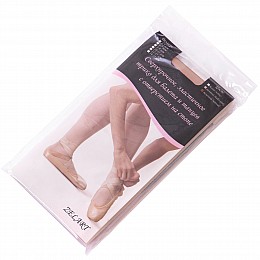 Колготки для танцев и хореографии с отверстием на стопе Zelart Ballet peach CO-3587P 110-122 Телесный-персиковый