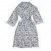 Вафельный халат Luxyart Кимоно размер (54-56) XL 100% хлопок (LS-4385)
