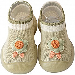 Носочки-тапочки для малышей с не скользящей подошвой 2Life 20/21 12,5 см Зеленый (vol-10161)