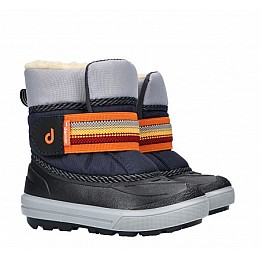 Дитячі зимові чоботи Demar Crazy 1508 A 28-29 Чорно-Сірий