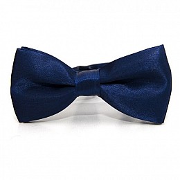 Дитячий галстук-бабочка Gofin Глянцева Синя Ddb-29035