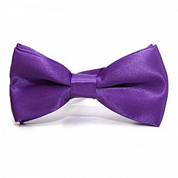 Дитячий галстук-бабочка Gofin Глянцева Фіолетова Ddb-29031