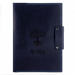 Папка - портфель для семейных документов Anchor Stuff А4 Темно-синяя (as150102-3)